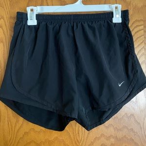All black Nike shorts